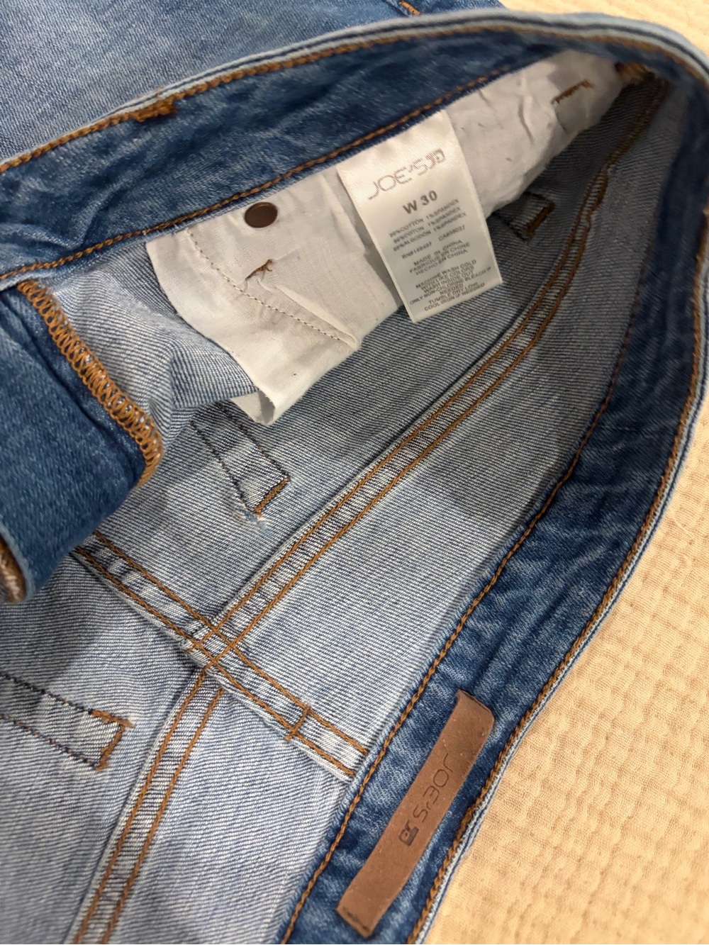 Joe's Jeans Medium Blue Denim Cutoff Shorts - Picture 2 of 3